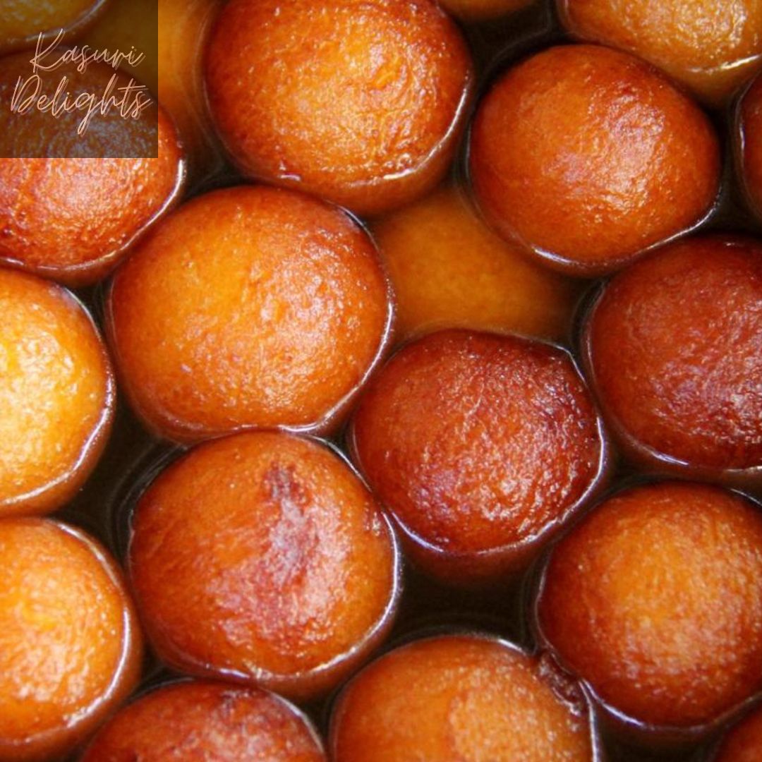 Kasuri Traditional Dessert Gulab Jamun with 1kg Packing.